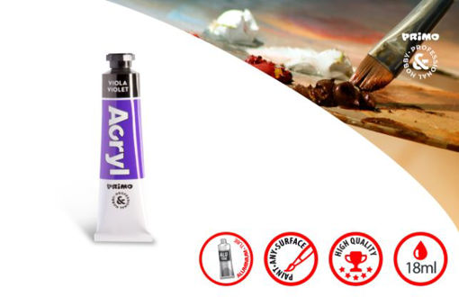 Picture of PRIMO ACRYLIC PAINT TUBE 18ML VIOLET
